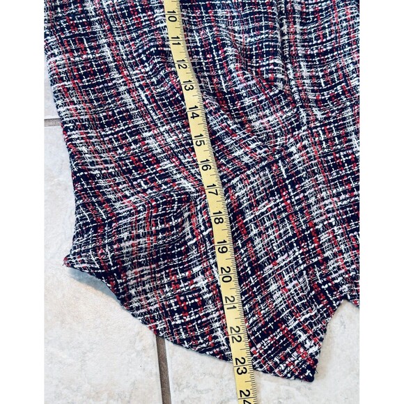 Zara Woman Size M Tweed Organza Puff Sleeve Blouse Boho Grunge Peasant Festival - Picture 11 of 13